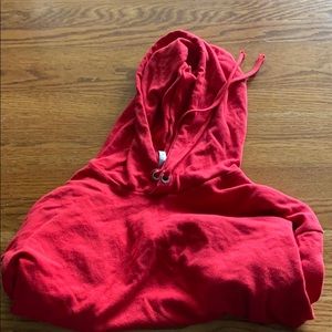 Red hoodie! Very light & perfect for summer&spring